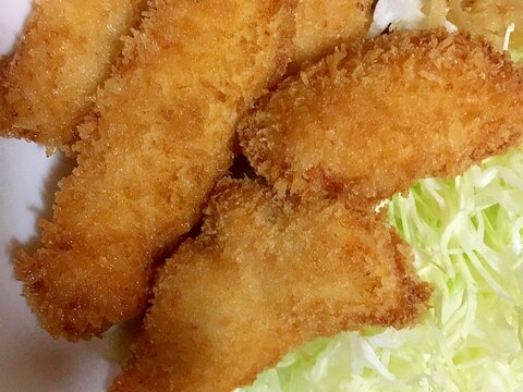 胸肉で一口チキンカツ